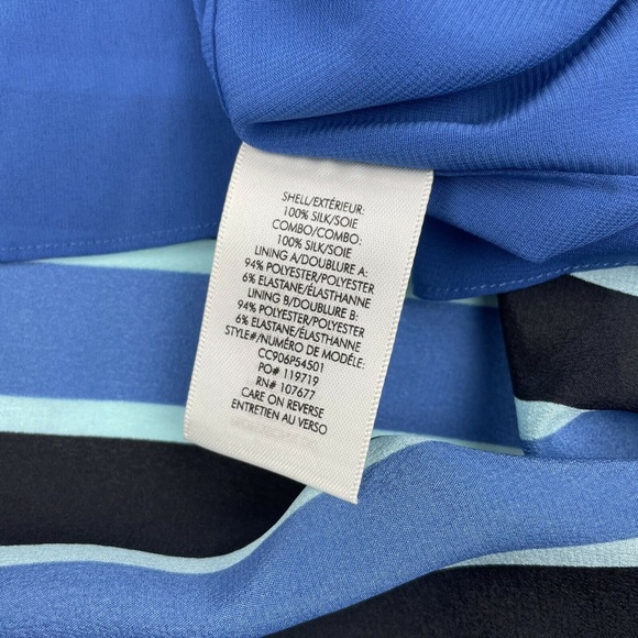 Alice + Olivia Tie Waist Silk Dress 6 - Picture 5 of 6